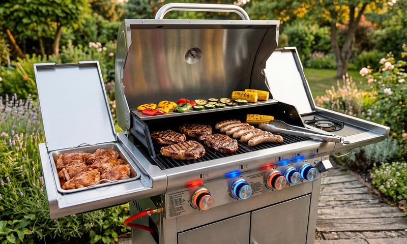Grill gazowy — pakiet premium — Grill ogrod