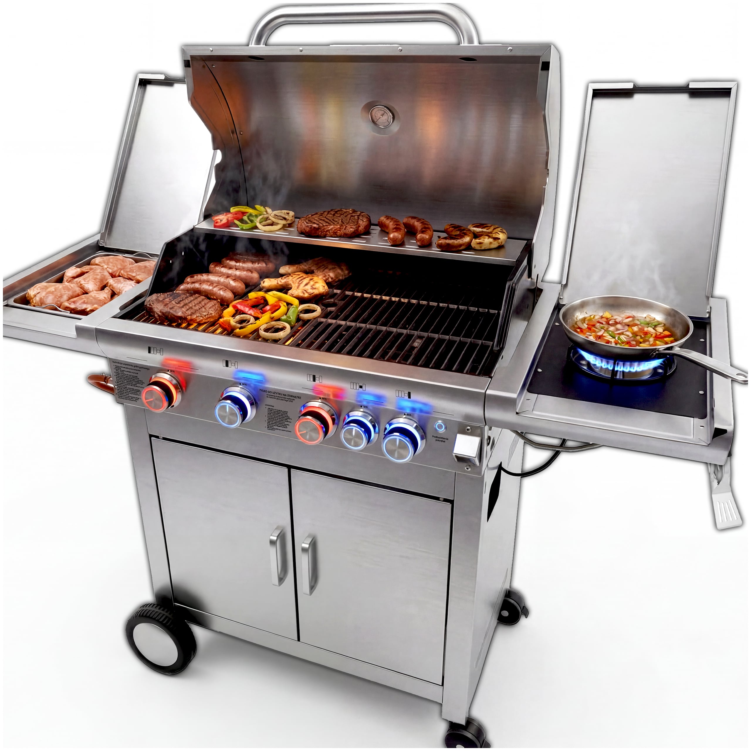 Grill gazowy — pakiet premium — miniatura wersja a
