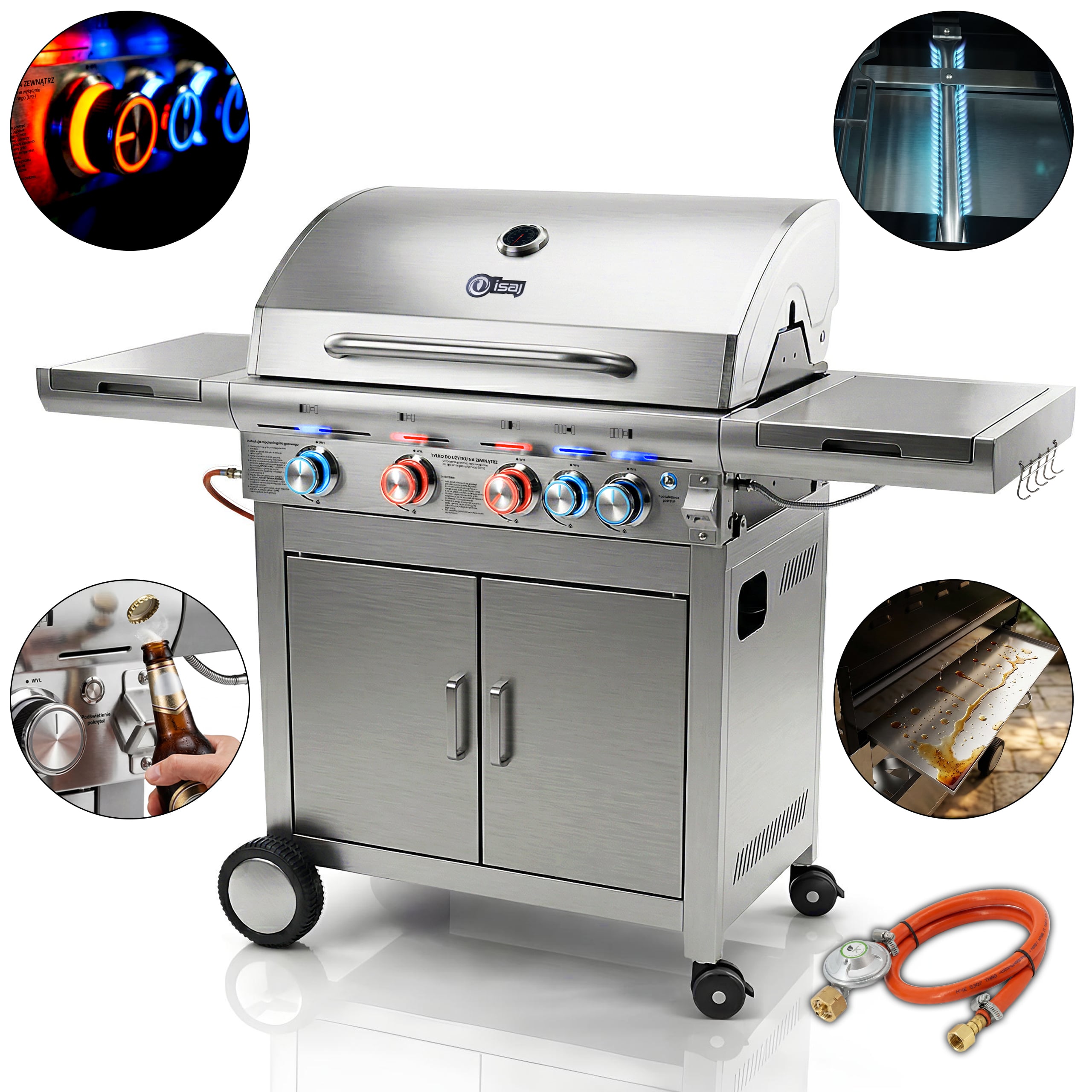 Grill gazowy — pakiet premium — miniatura wersja b
