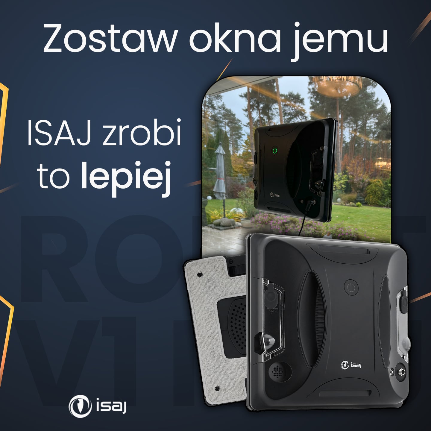 Robot do mycia okien — kampania — zostaw okna jemu