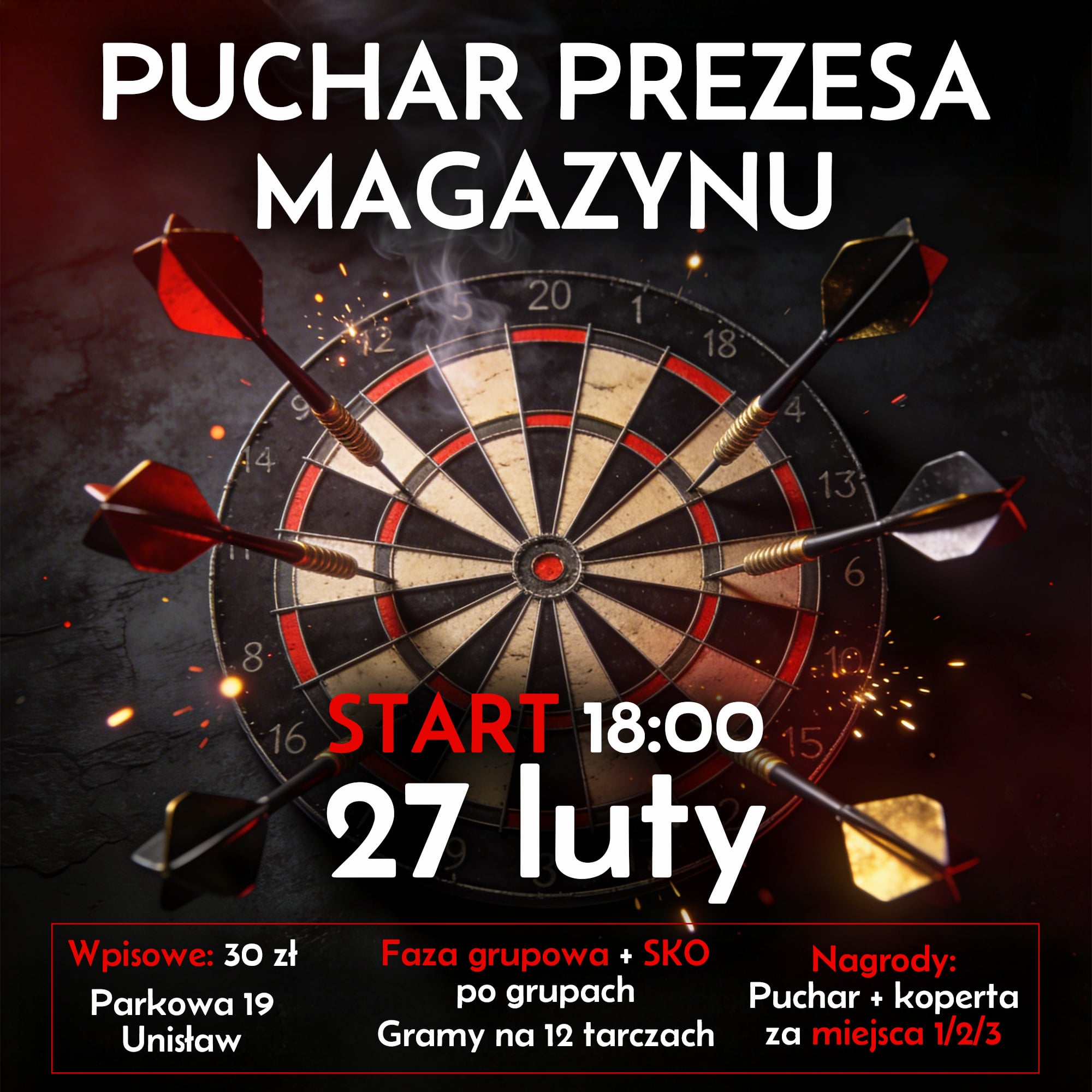 Turnieje rzutek — kompozycja — puchar prezesa magazynu