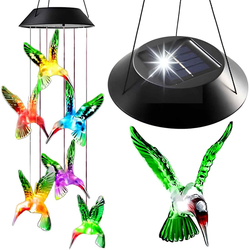Miniatura Allegro: girlanda solarna typu koliber