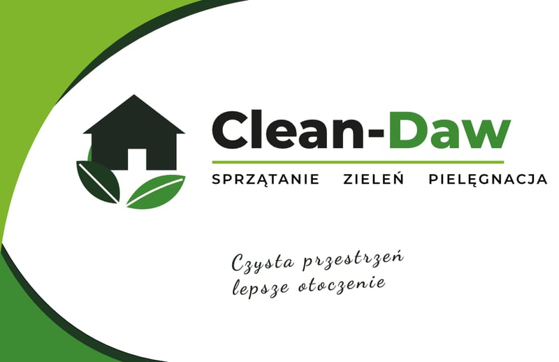 Wizytówka Clean-daw — przód